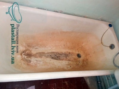 Реставрация стальной ванны акрилом
